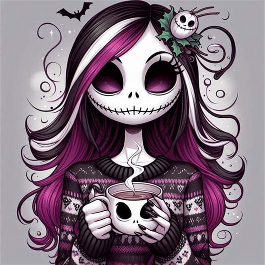 Halloween Girl - 11CT Stamped Cross Stitch 40*40CM