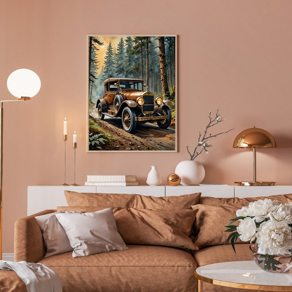 Forest Buggy - Full Round Drill Diamond Painting 30*40CM