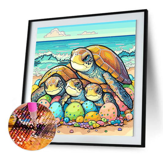 Turtle - Special Shaped Drill Diamond Painting 30*30CM