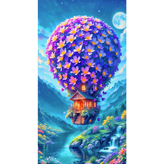 Hot Air Balloon - Full Round Drill Diamond Painting 40*70CM