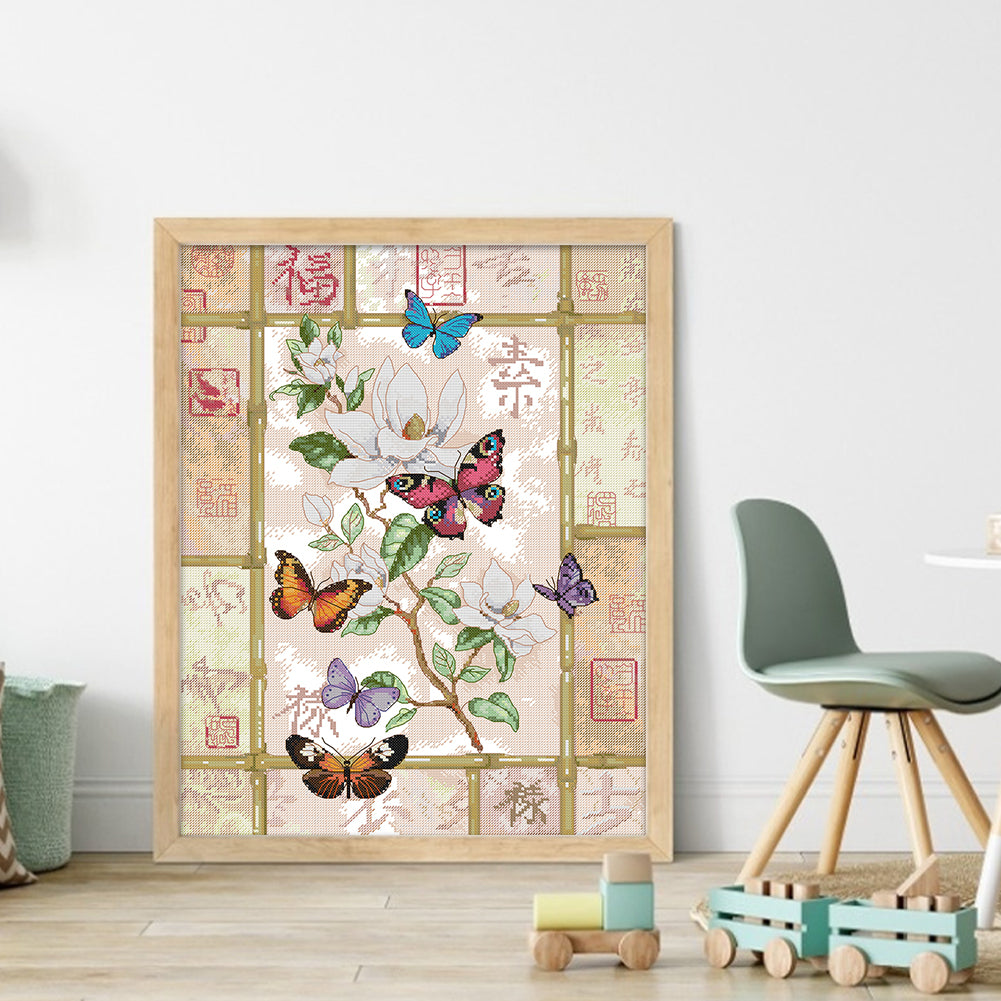Dielianhua - 14CT Stamped Cross Stitch 38*49CM (Joy Sunday)