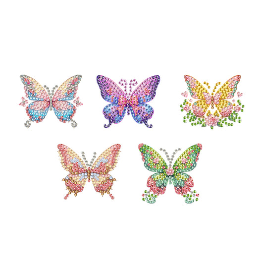 5PCS 2D Flat Animal Acrylic Decor Springs DIY Diamond Painting Shake Ornaments