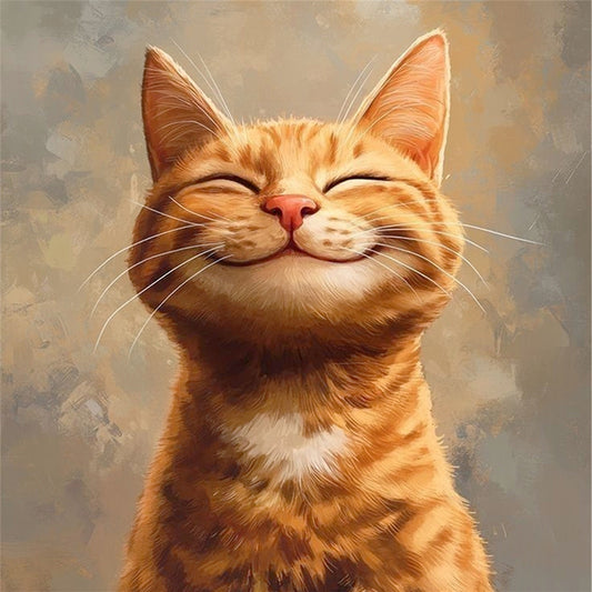 Cat - 11CT Stamped Cross Stitch 40*40CM