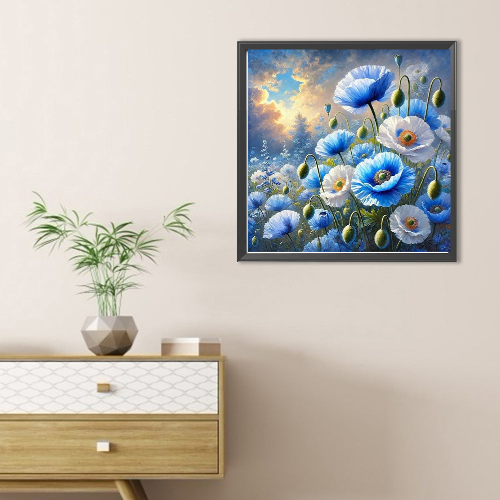 Flower - Full Round Drill Diamond Painting 30*30CM