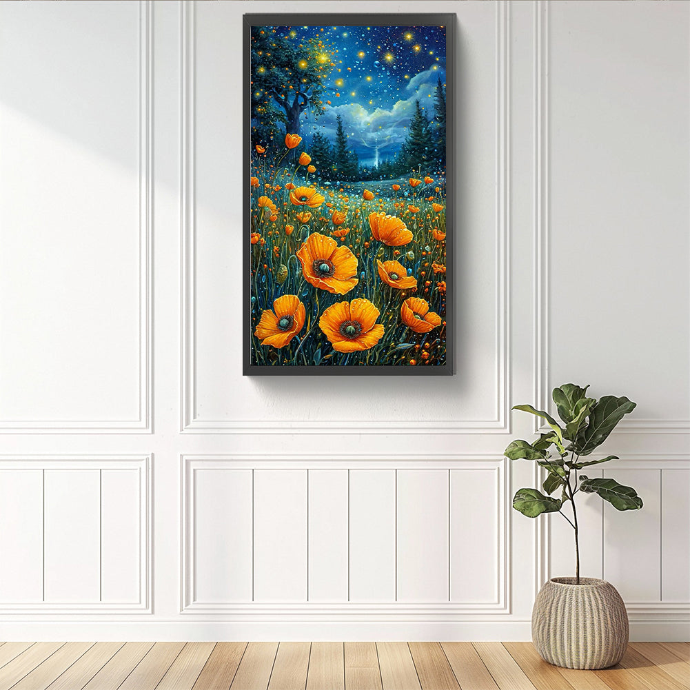 Night Scenery - Full Round Drill Diamond Painting 40*70CM