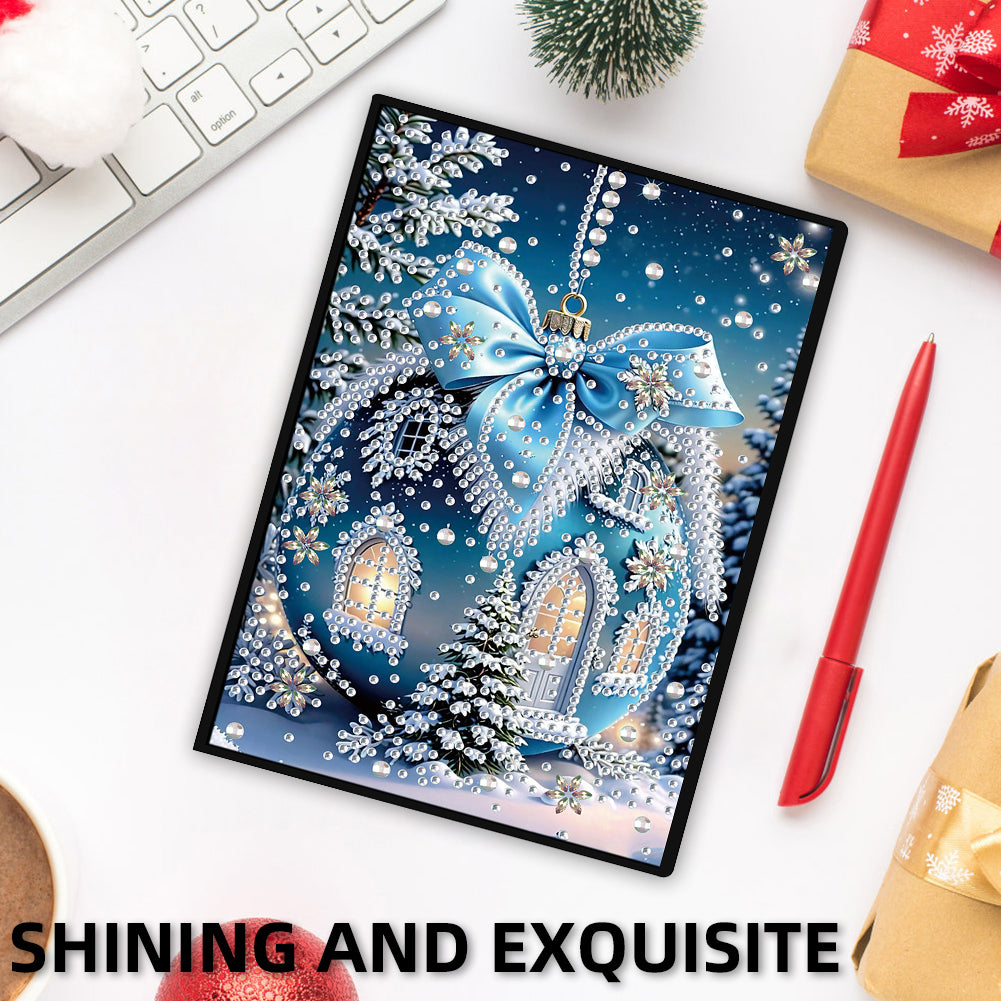 50-Page A5 Size Diamond Painting Notebook for Adults Beginners Holiday Birthday