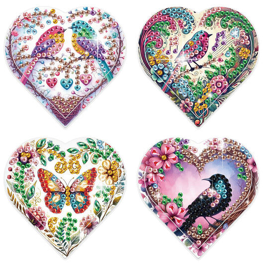 8 pcs Diamond Painting Bookmarks Diamond Art Book Corner Kit for Book Lovers