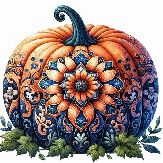 Halloween Pumpkins - 11CT Stamped Cross Stitch 45*45CM