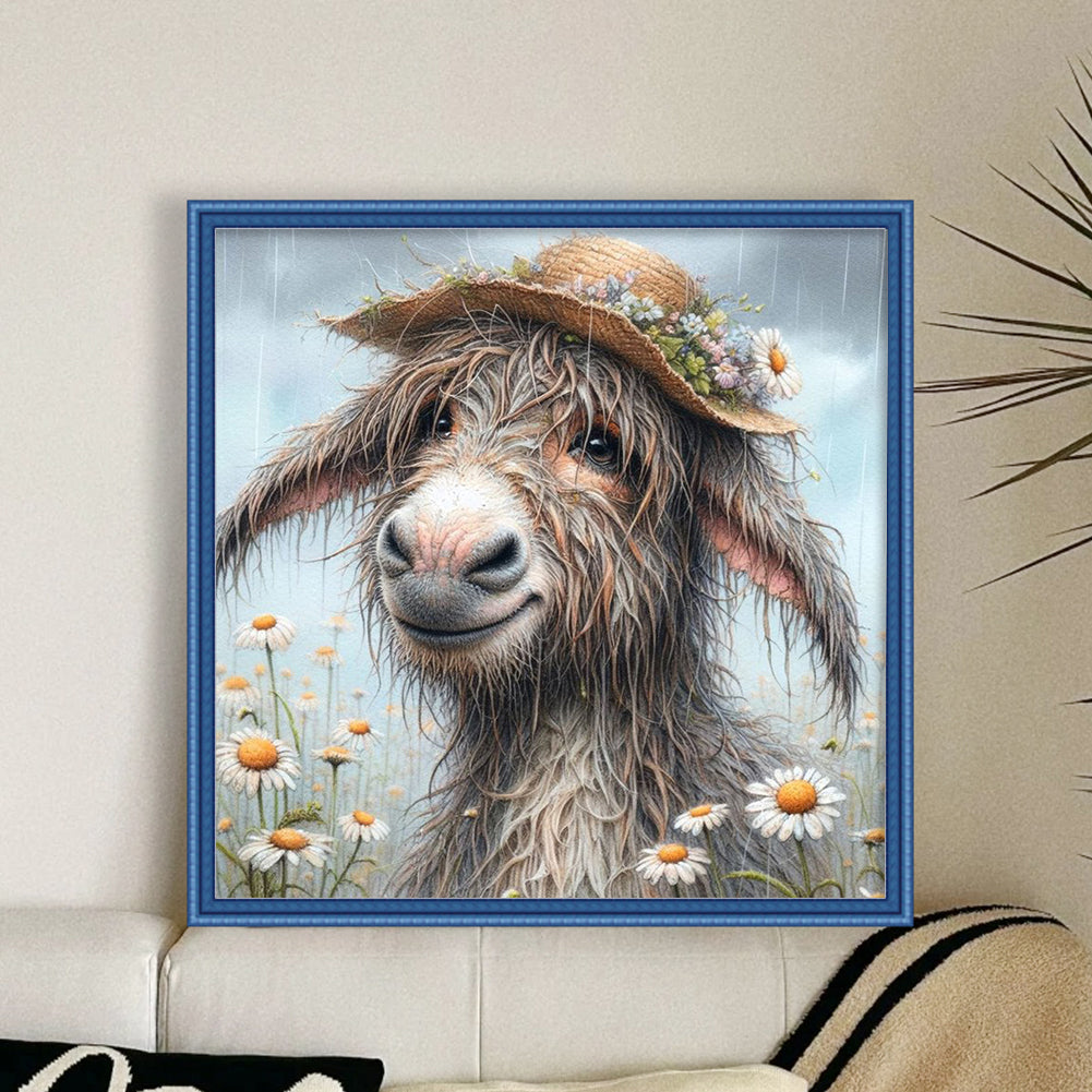 Donkey - 11CT Stamped Cross Stitch 40*40CM