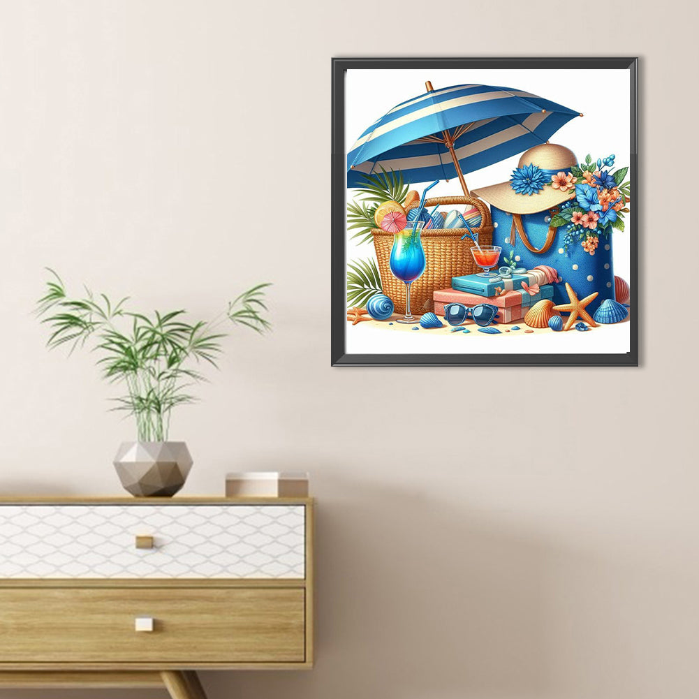 Beach Bag - Full Round Drill Diamond Painting 30*30CM