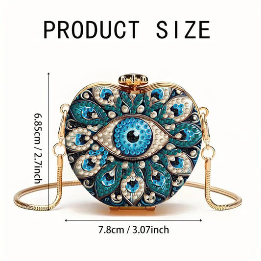 DIY Diamond Painting Shoulder Bag Portable Bag for Coins Lipstick Earphones