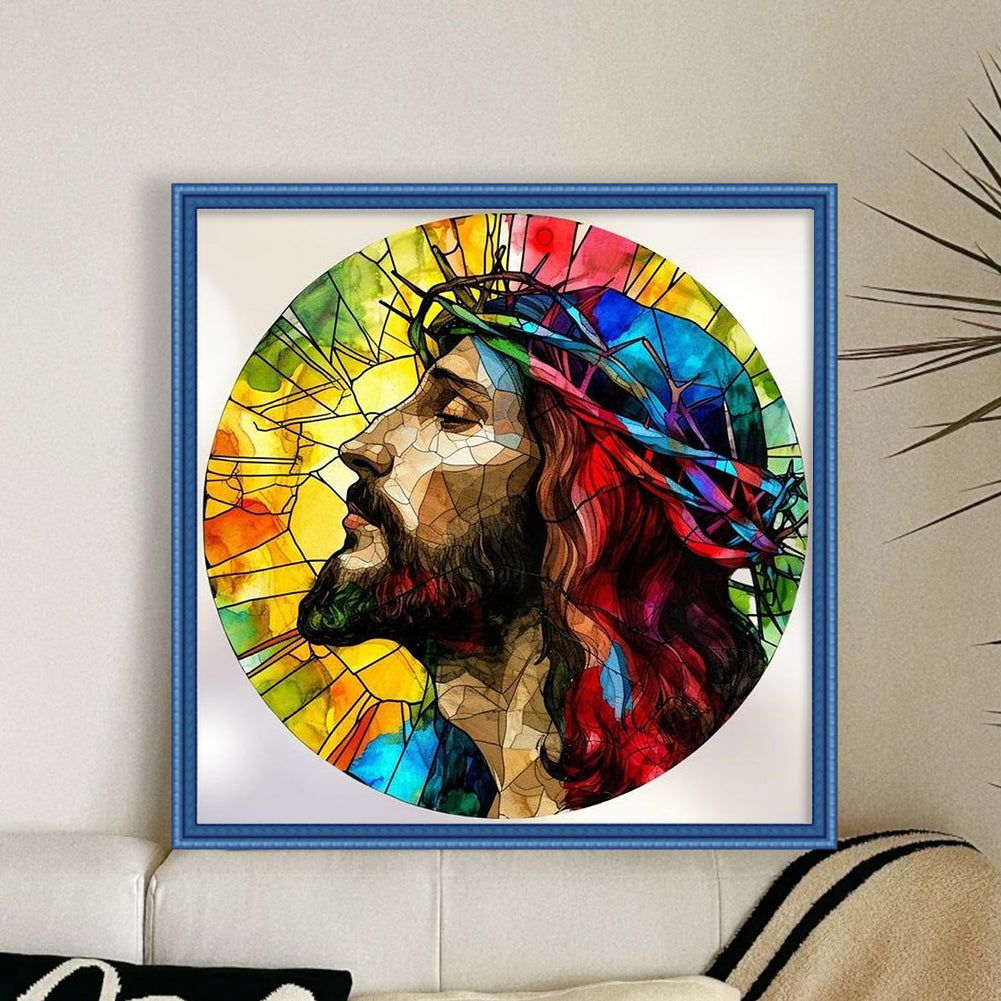 Jesus - 18CT Stamped Cross Stitch 25*25CM