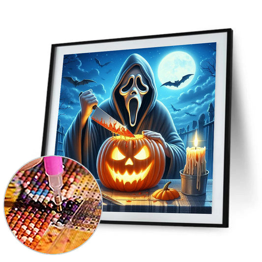Halloween Puppet - Full Round Drill Diamond Painting 40*40CM
