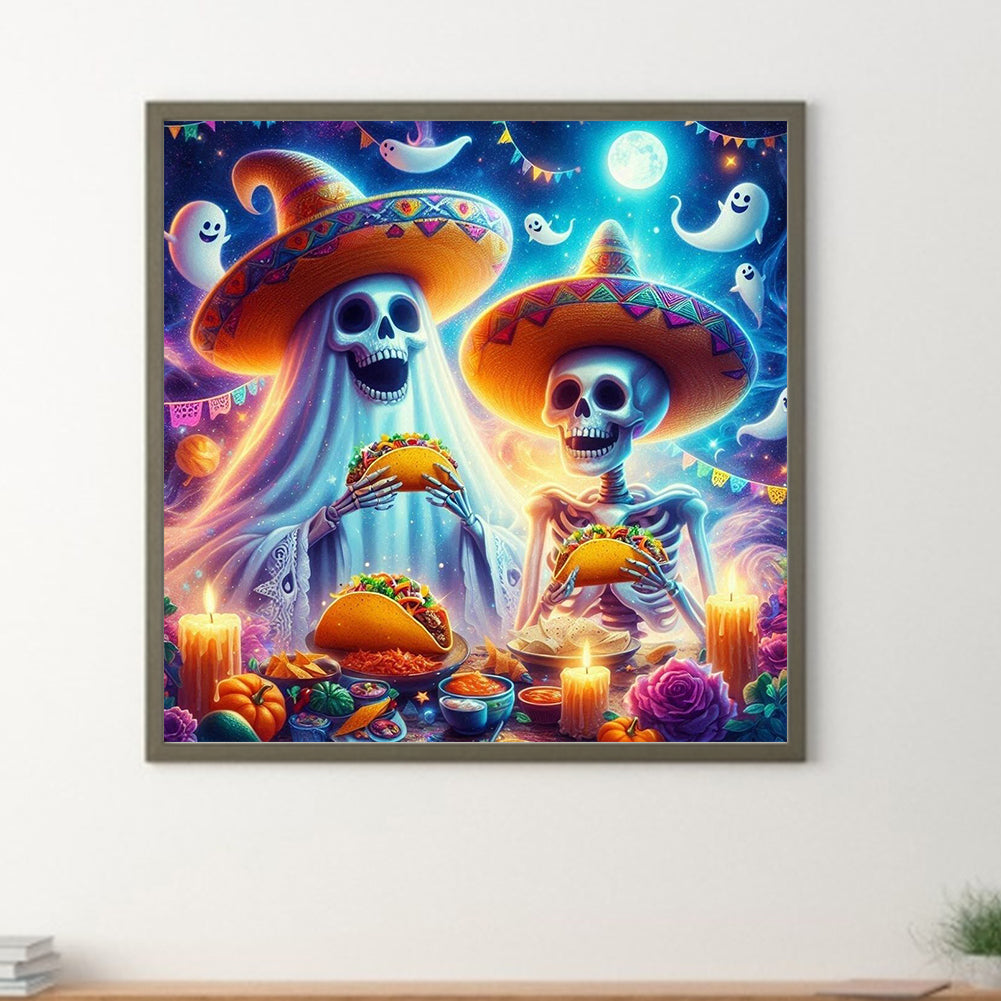 Halloween Atmosphere - Full Round Drill Diamond Painting 40*40CM