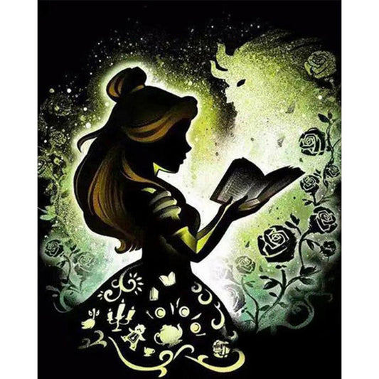 Silhouette - Disney Princesses - 11CT Stamped Cross Stitch 40*50CM
