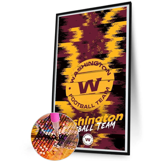 Washington Women'S Football Team - Full Round Drill Diamond Painting 30*55CM
