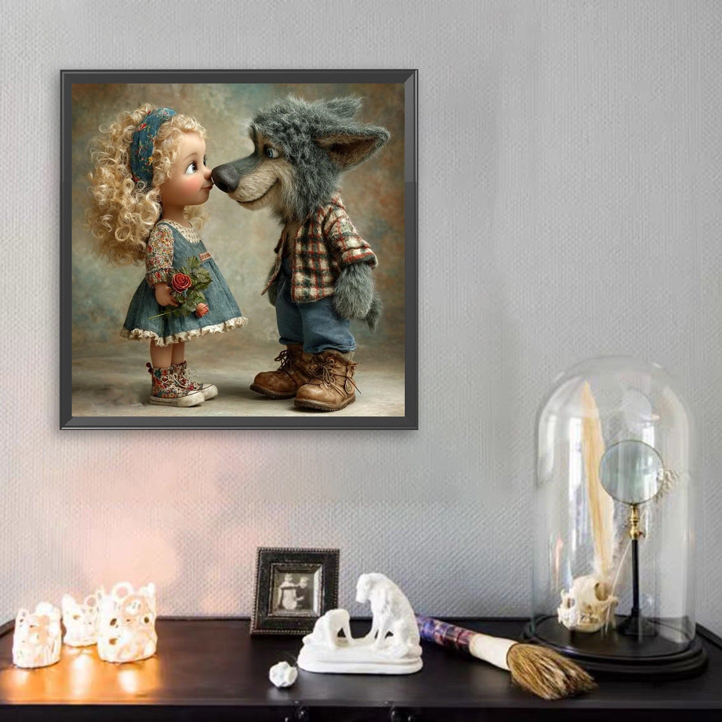 Funny Little Girl - Full Square Drill Diamond Painting 40*40CM