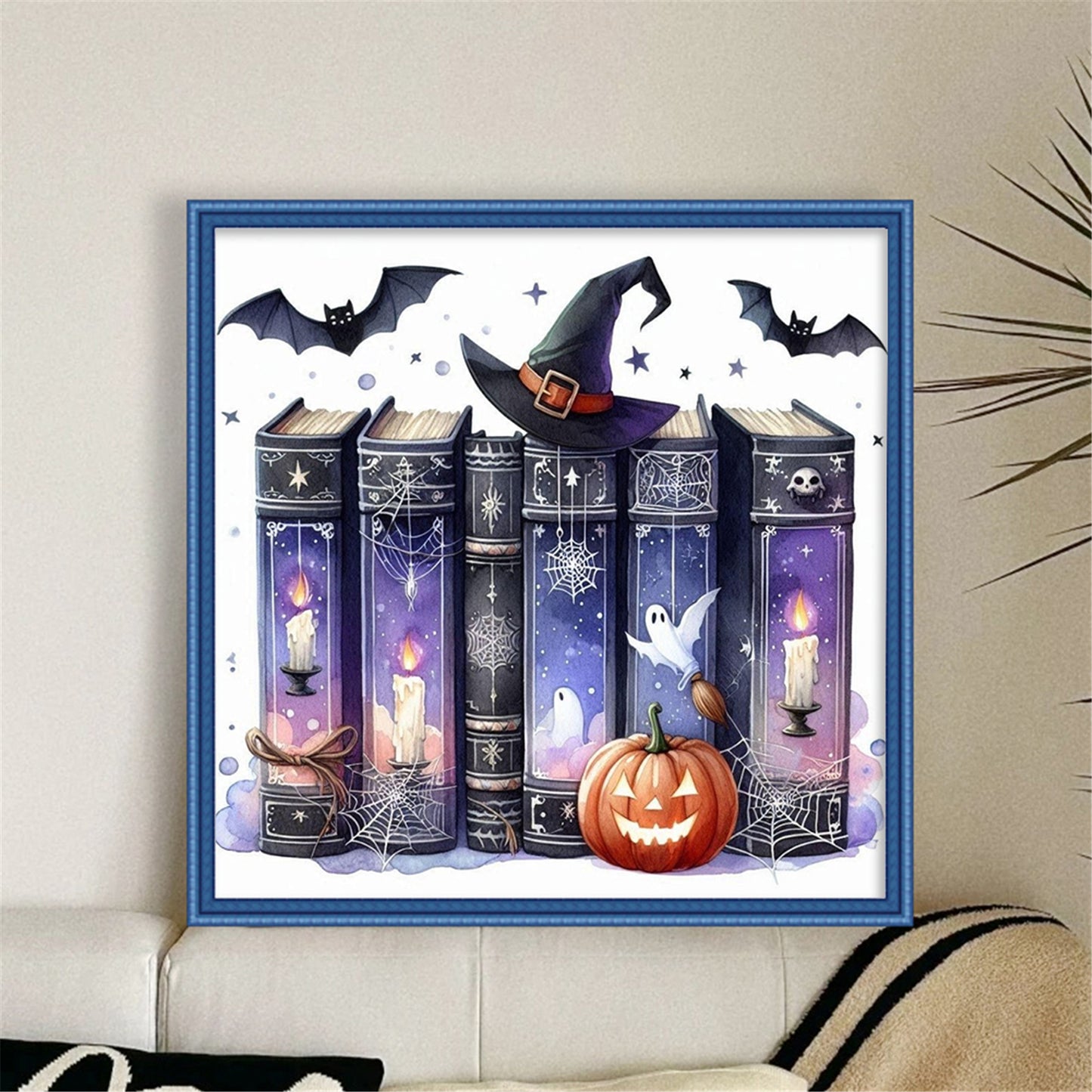 Magic Book - 11CT Stamped Cross Stitch 40*40CM