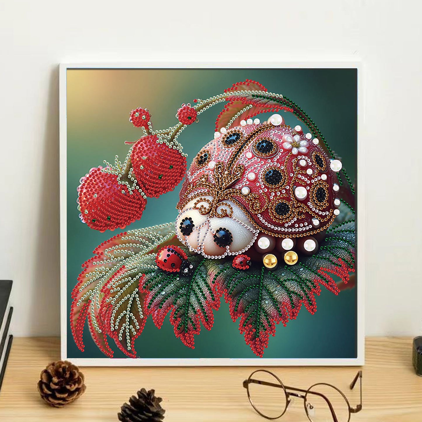 Ladybug - Special Shaped Drill Diamond Painting 30*30CM