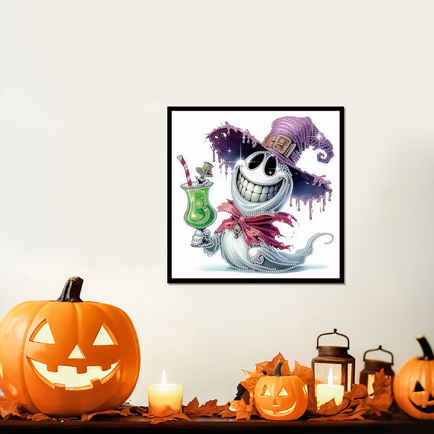 Halloween Ghost - Special Shaped Drill Diamond Painting 30*30CM