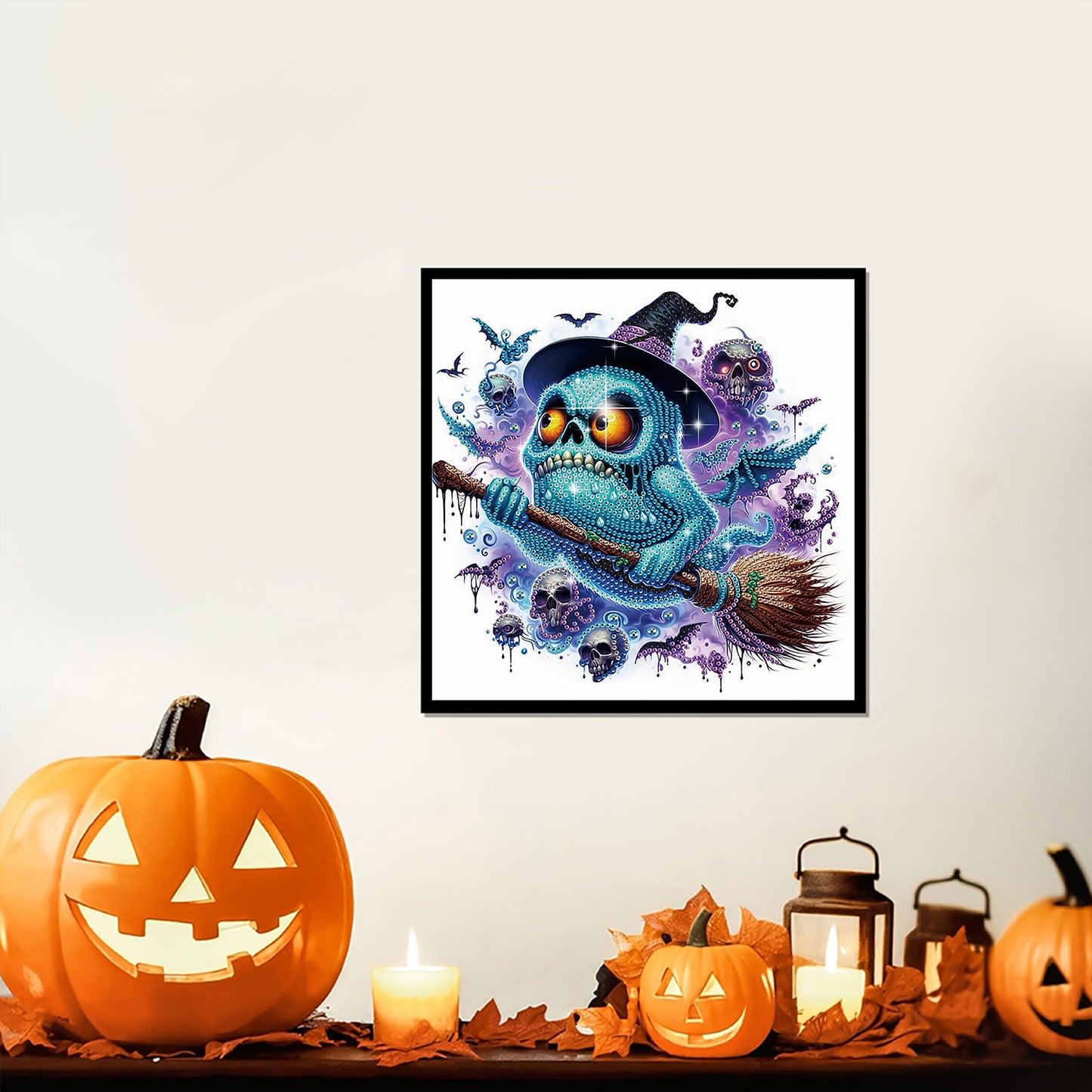Halloween Monsters - Special Shaped Drill Diamond Painting 30*30CM