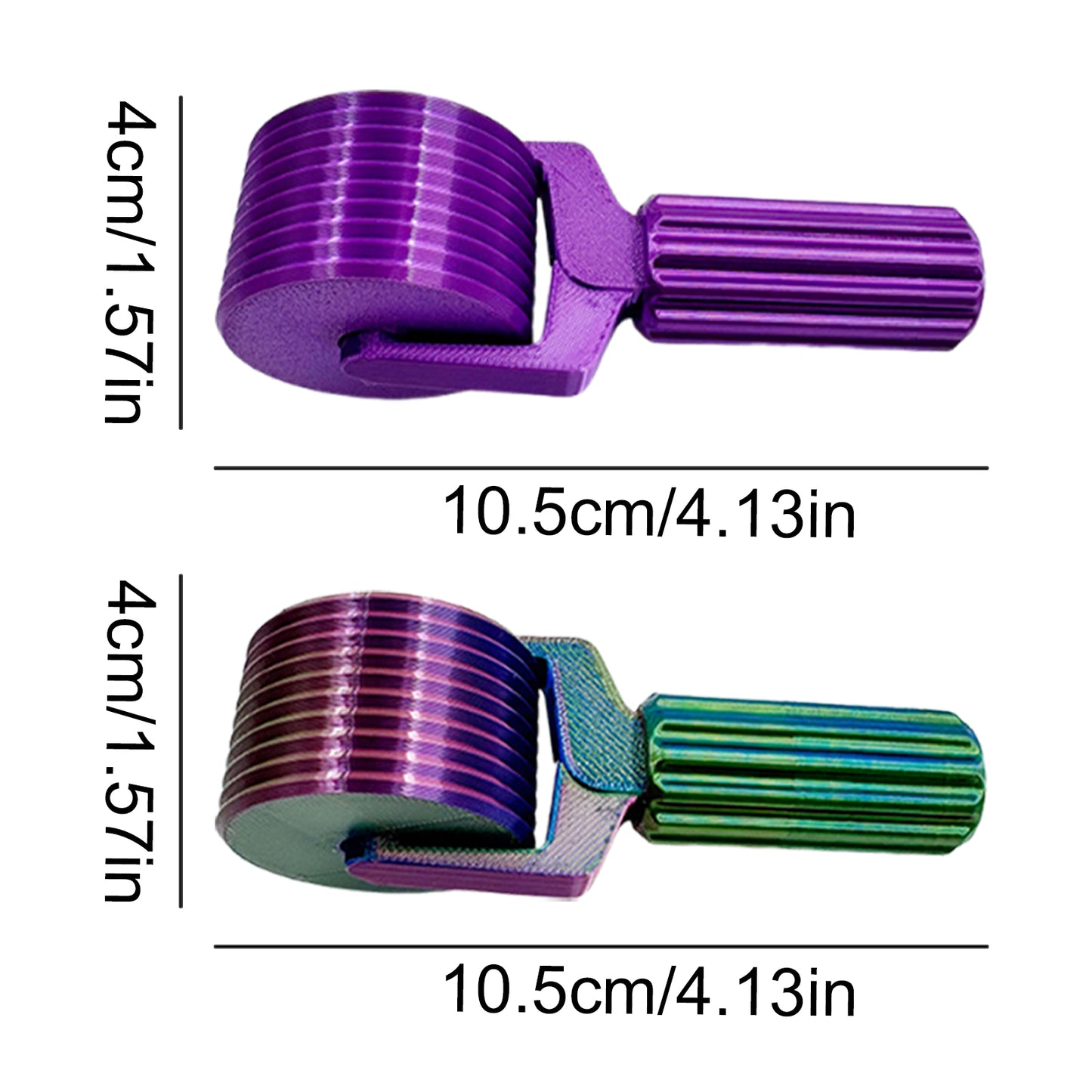 2pcs Diamond Painting Roller for Crafting Diamond Painting (Purple Purple-Green)