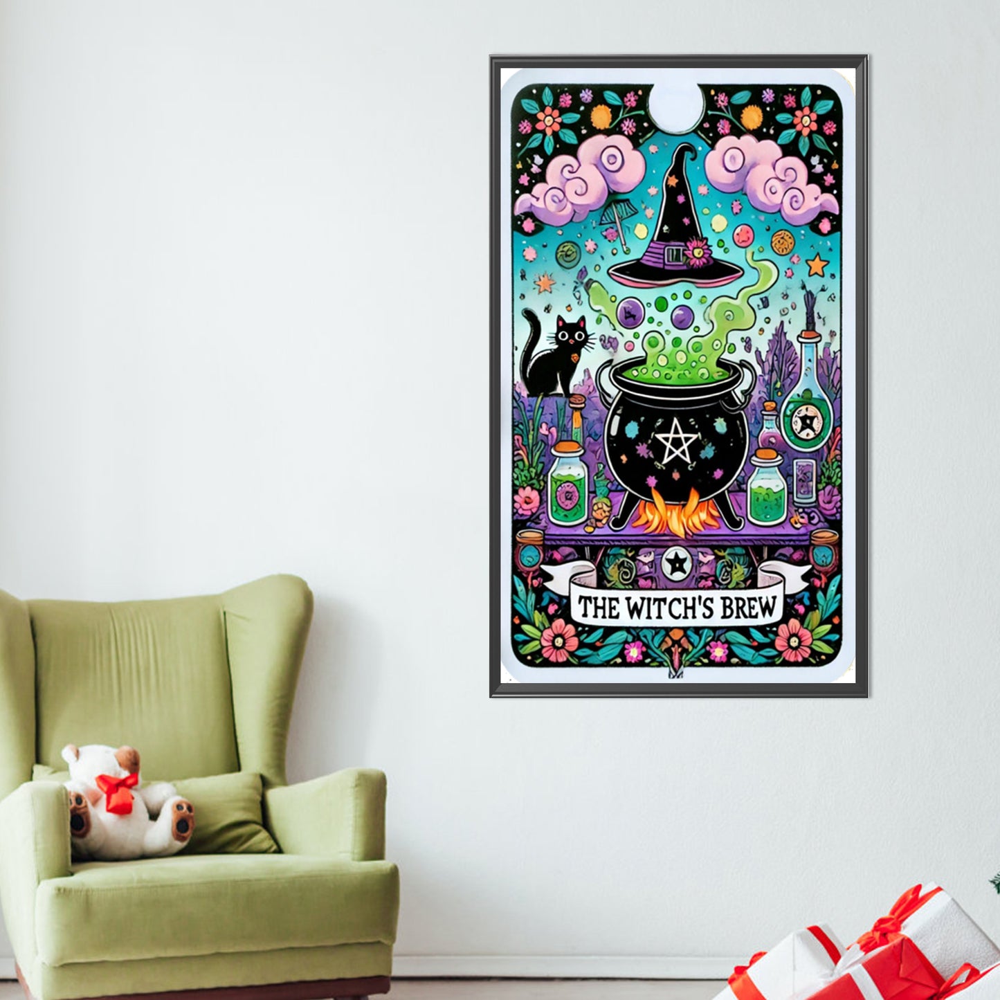 Black Cat - Partial AB Full Round Drill Diamond Painting 40*70CM