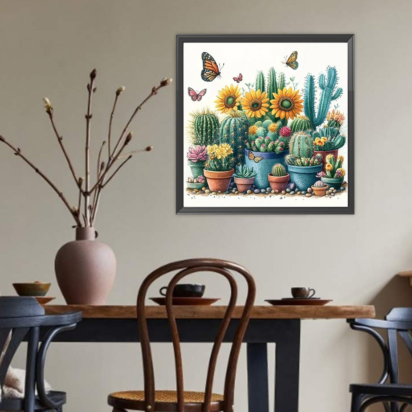 Cactus - Full Round Drill Diamond Painting 40*40CM