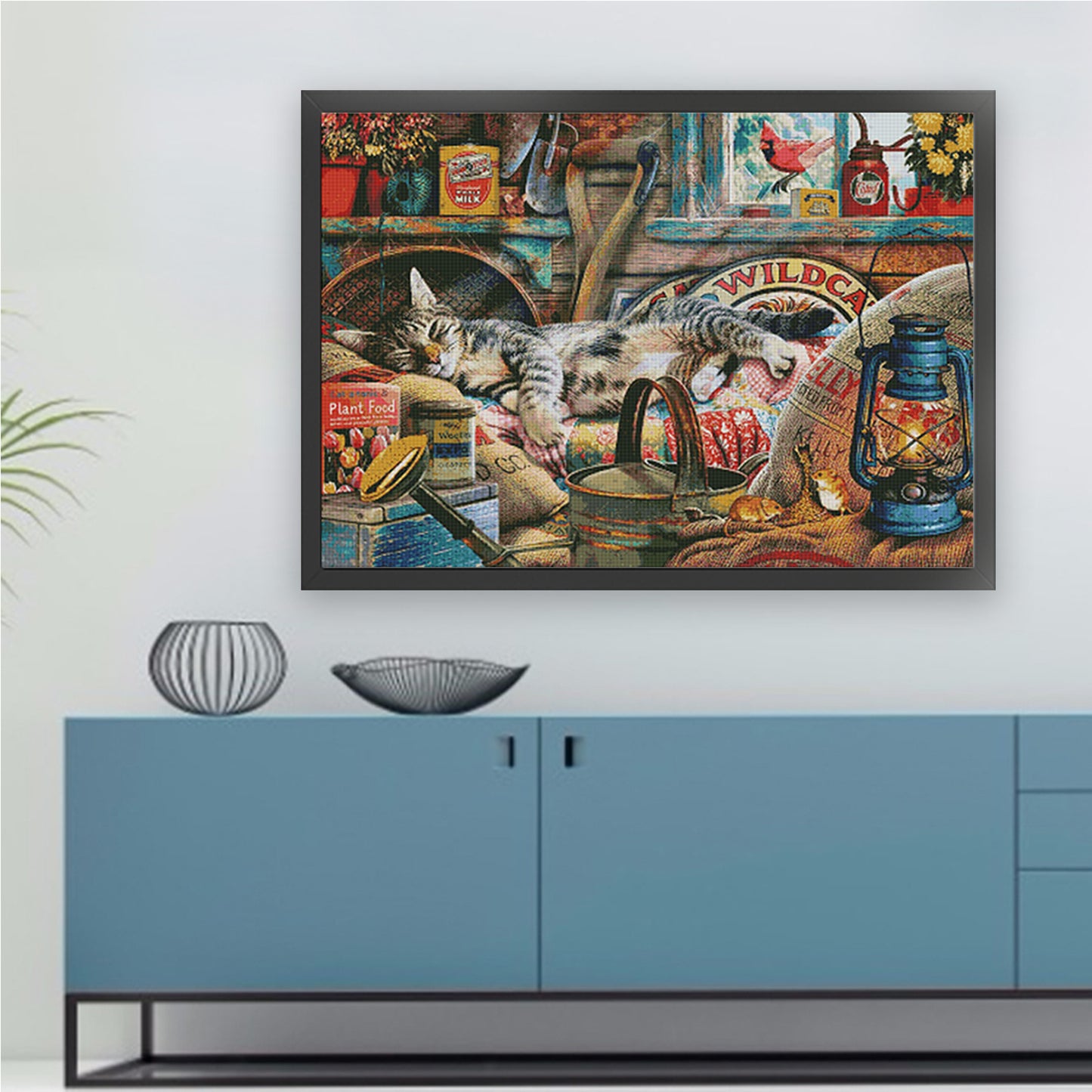 Lazy Afternoon - 14CT Stamped Cross Stitch 95*75CM (Egyptian cotton)(Fairy Brand)