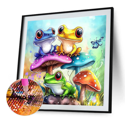 Frog - Full Round Drill Diamond Painting 30*30CM