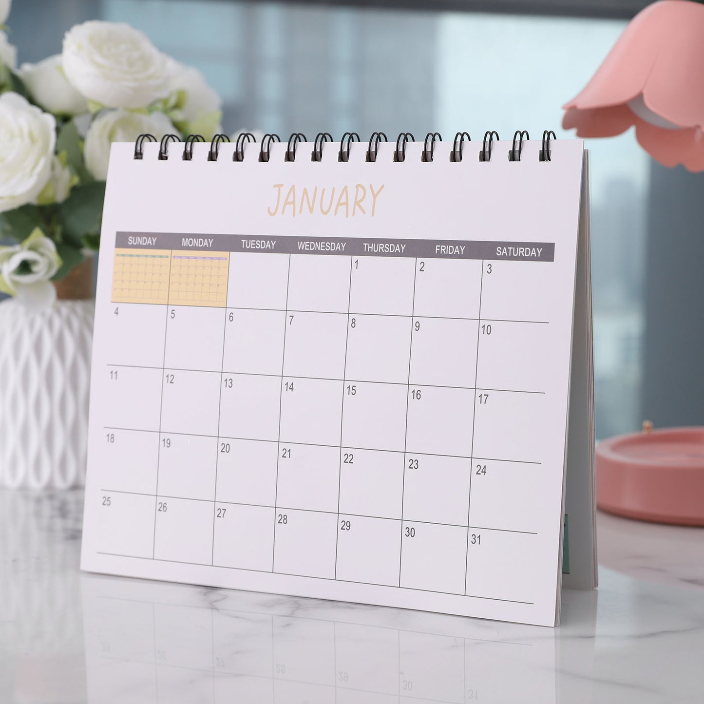 2026 Diamond Art Painting Calendar DIY Wall Calendar 12-Month Flip Wall Calendar