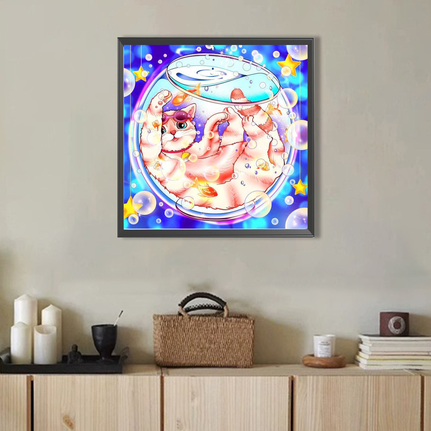 Kitten - Partial AB Full Round Drill Diamond Painting 40*40CM