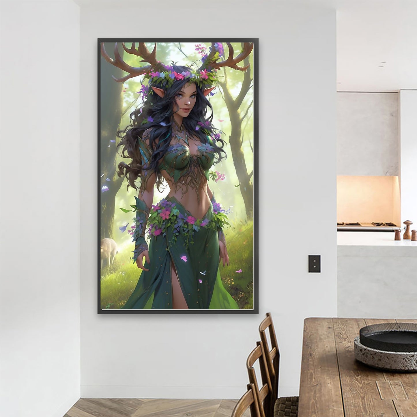 Deer Elf - Full Round Drill Diamond Painting 40*70CM