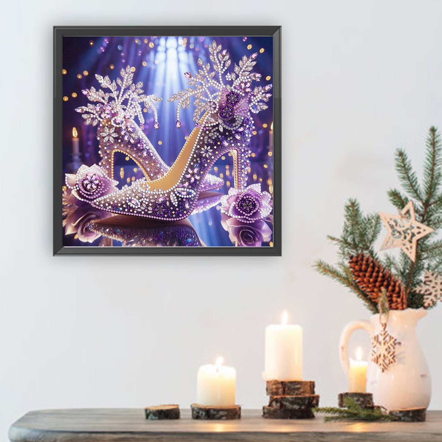 Dream High Heels - Special Shaped Drill Diamond Painting 30*30CM