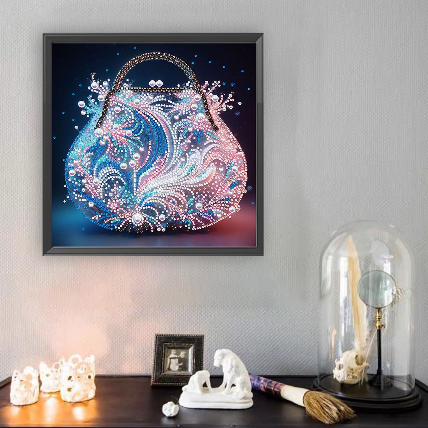 Dream Flower Bag - Special Shaped Drill Diamond Painting 30*30CM