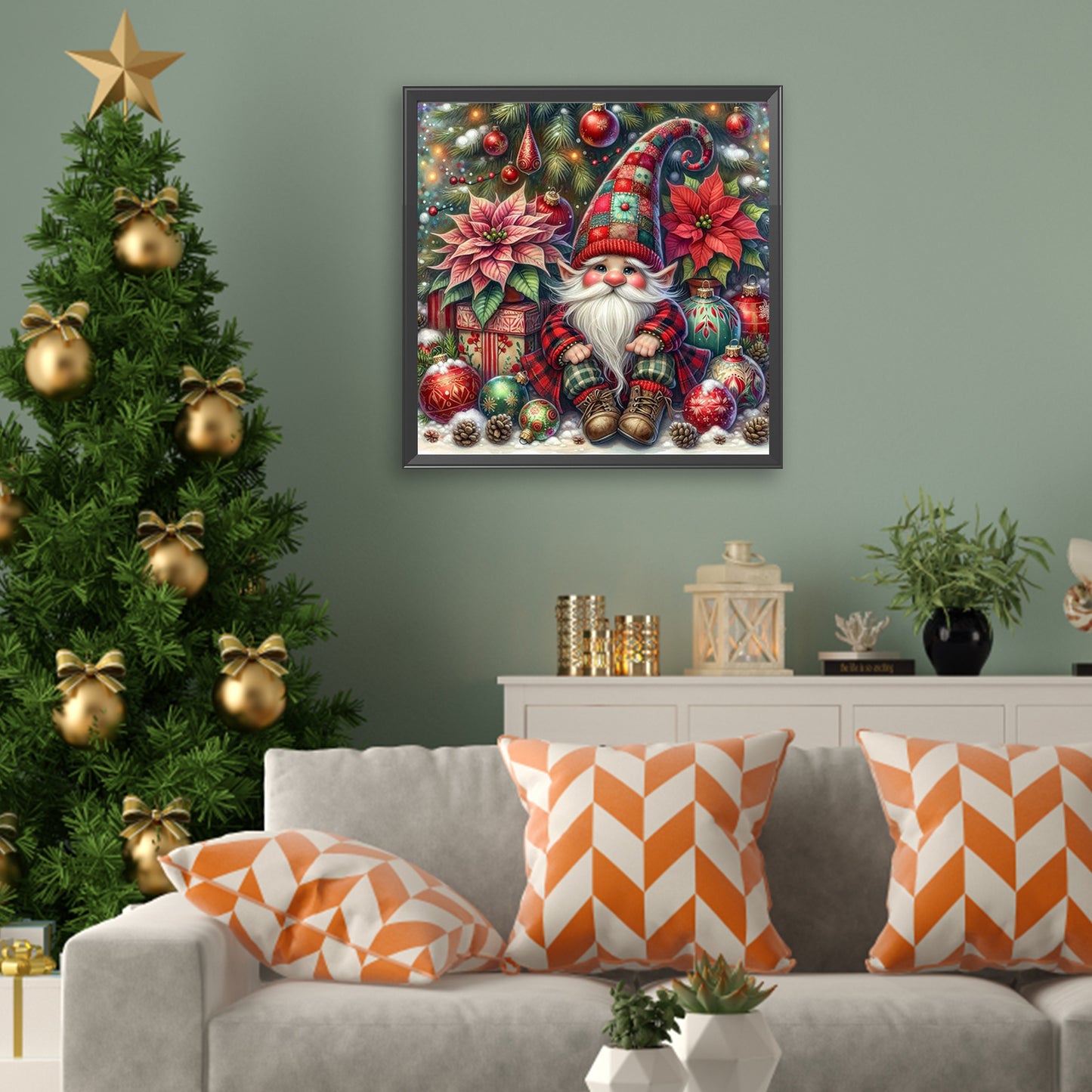 Christmas Elf - Full Square Drill Diamond Painting 40*40CM