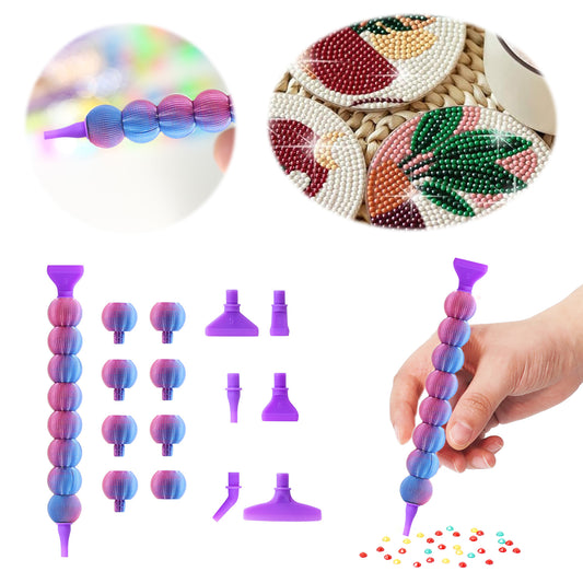 5D Diamond Painting Pen Kit Diamond Art Pen for DIY Diamond Art (Blue Purple)