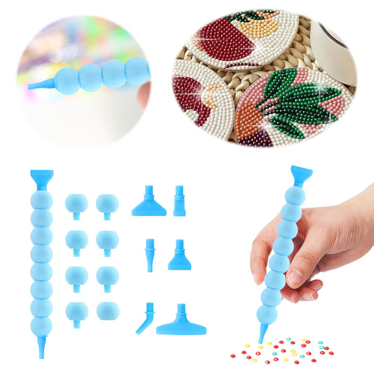 5D Diamond Painting Pen Kit Diamond Art Pen for DIY Diamond Art Tools (Blue)