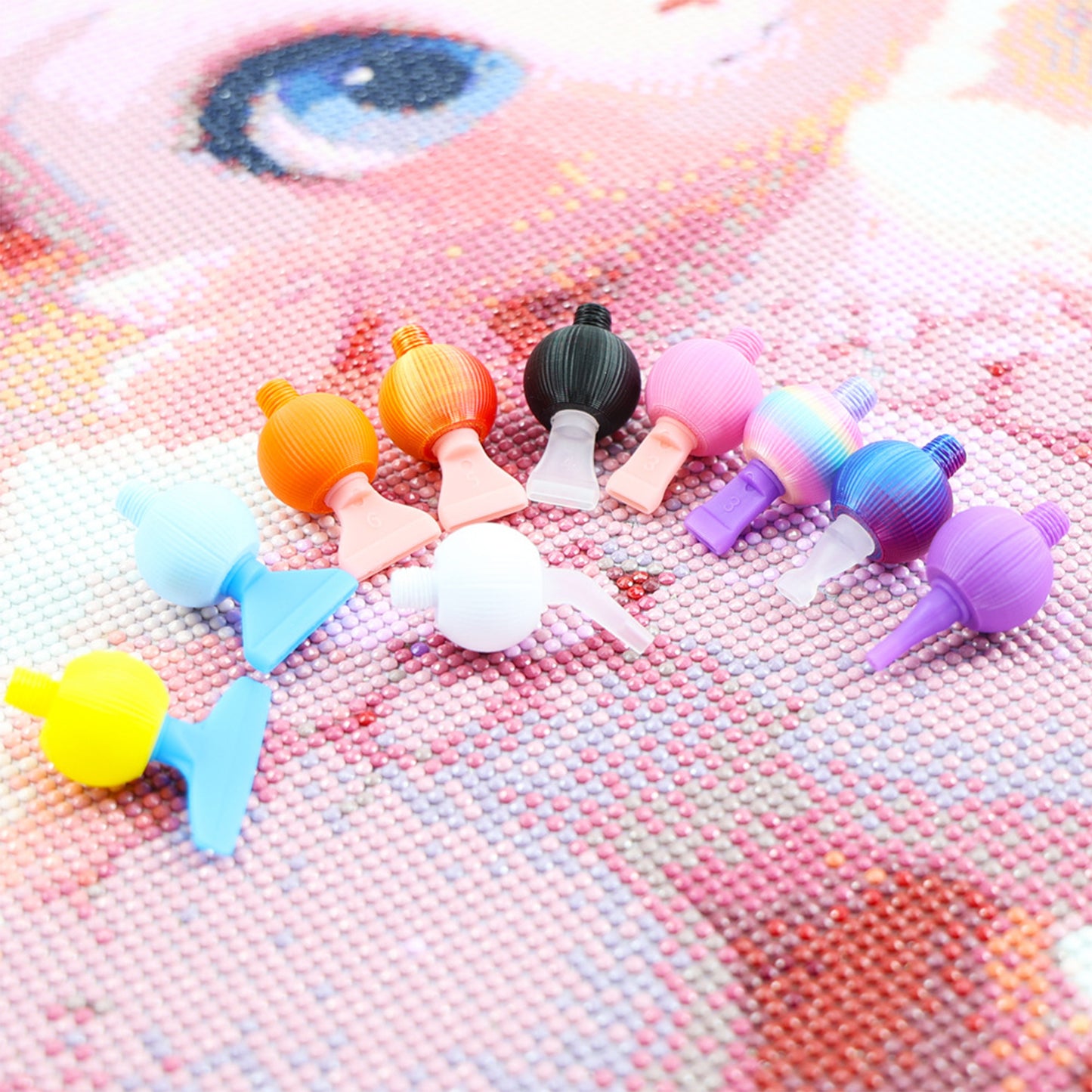 Diamond Painting Pen Diamond Art Pen 5D DIY Diamond Painting Tools (Purple)