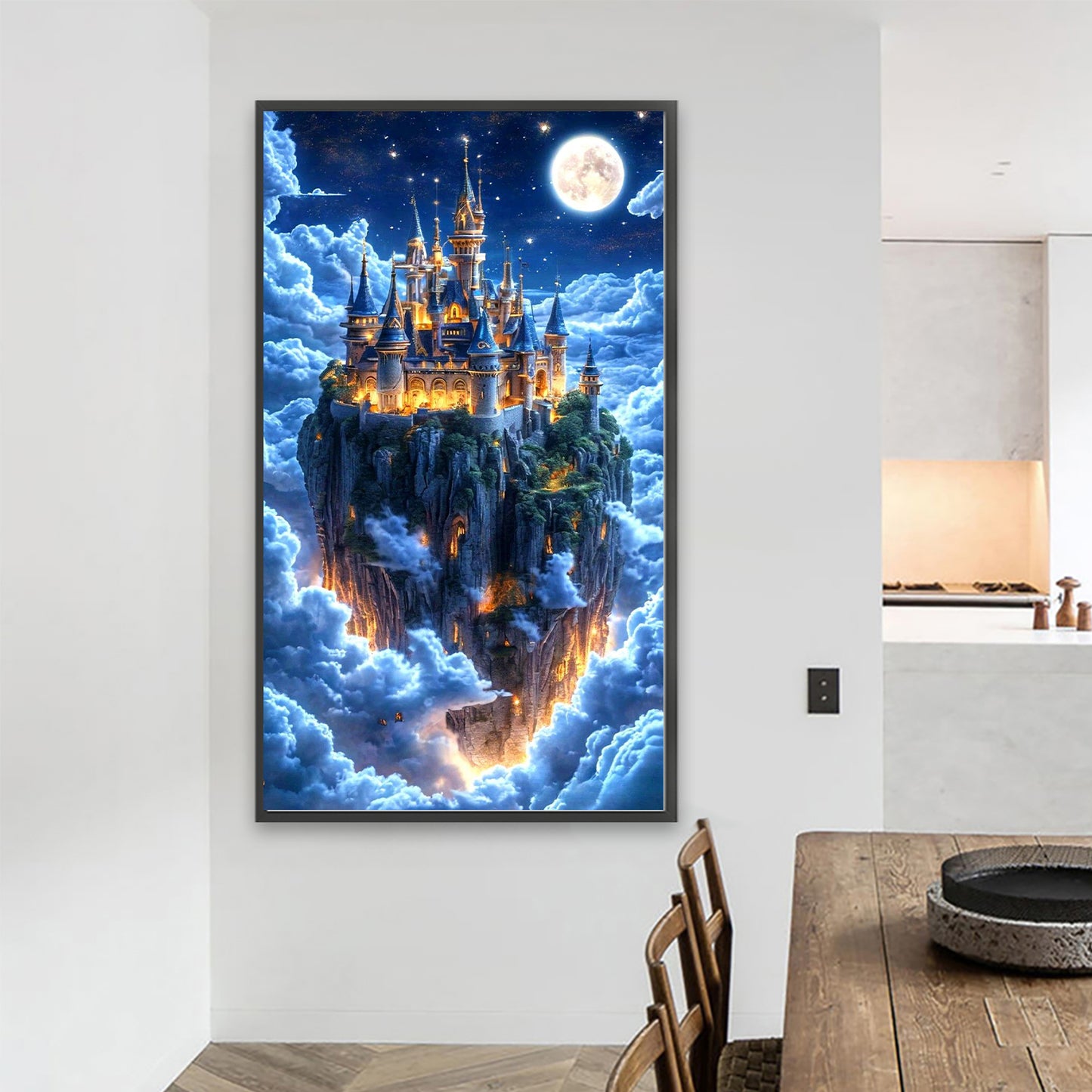 Castle - Full Round Drill Diamond Painting 40*70CM