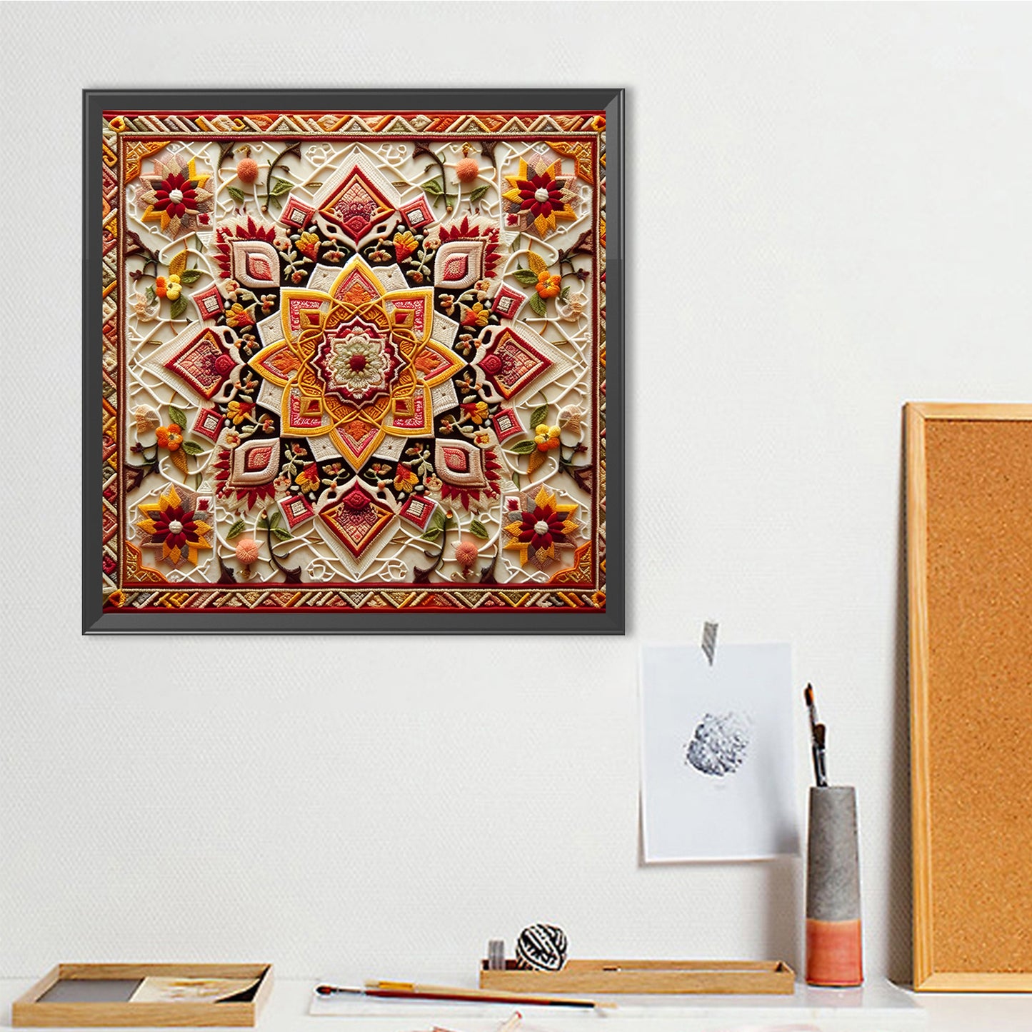 Floral Datura - Full Round Drill Diamond Painting 40*40CM