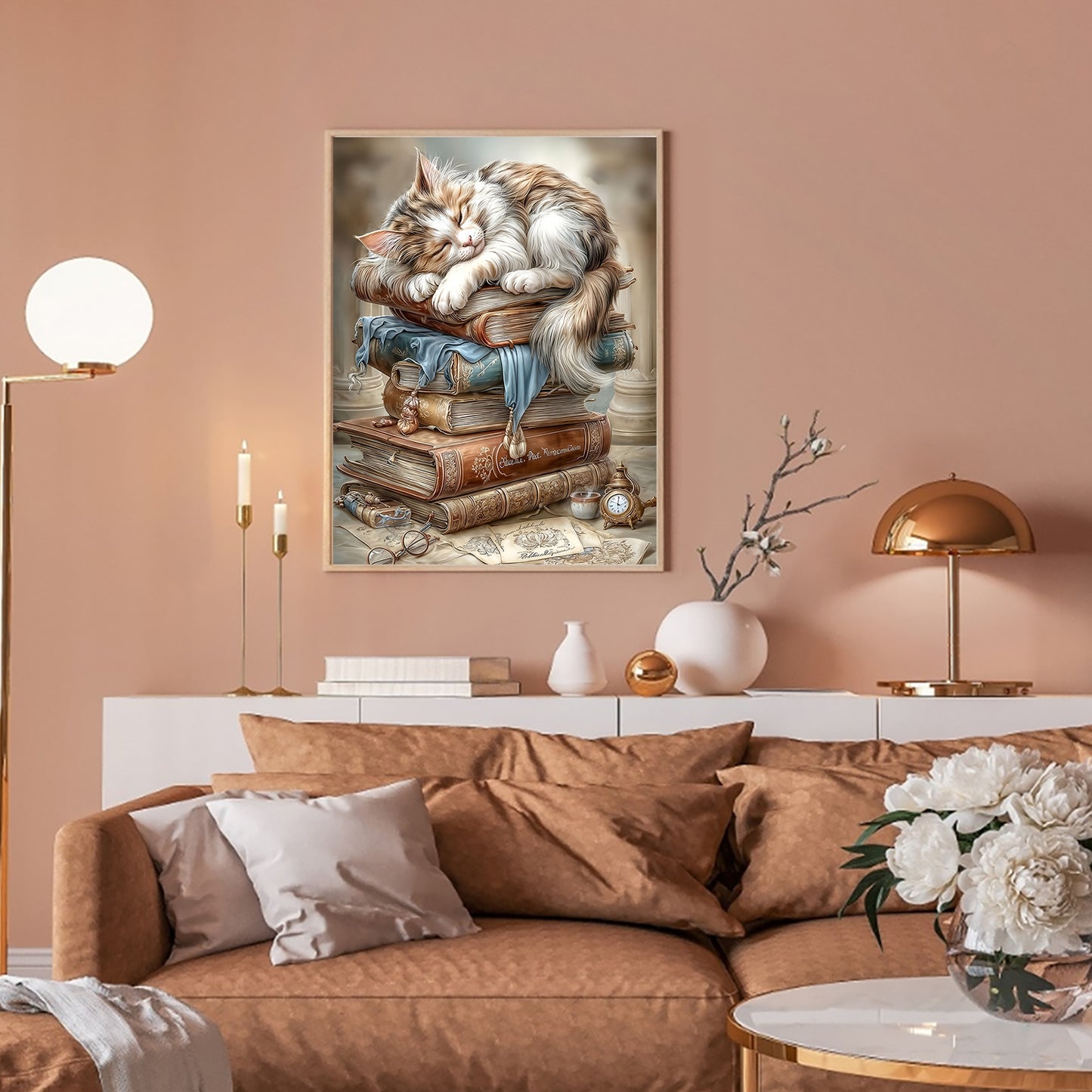 Cute Cats - Full Round Drill Diamond Painting 30*40CM