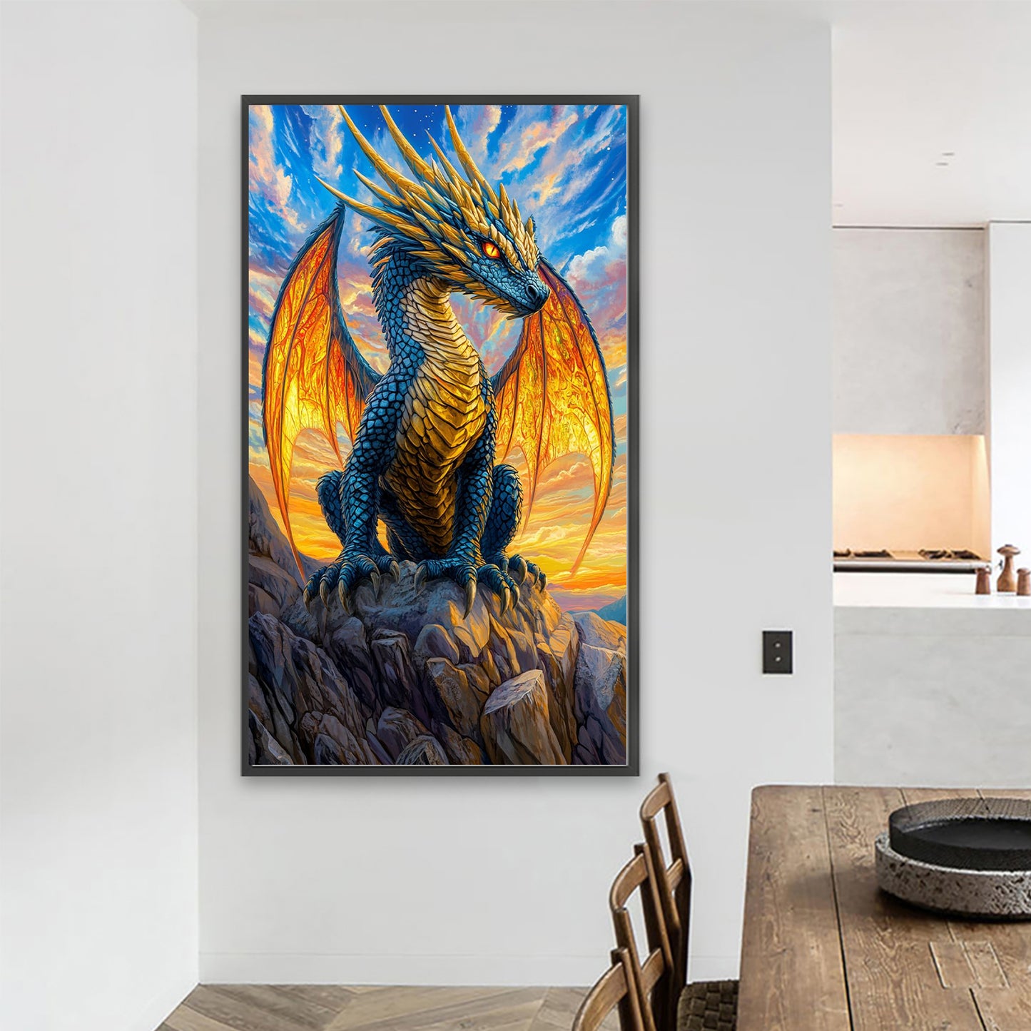 Dinosaurs - Full Round Drill Diamond Painting 40*70CM