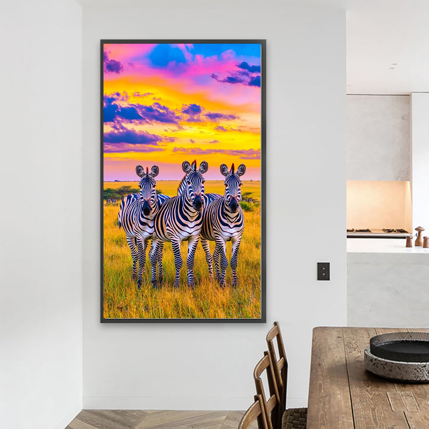 Zebra - Full Round Drill Diamond Painting 40*70CM