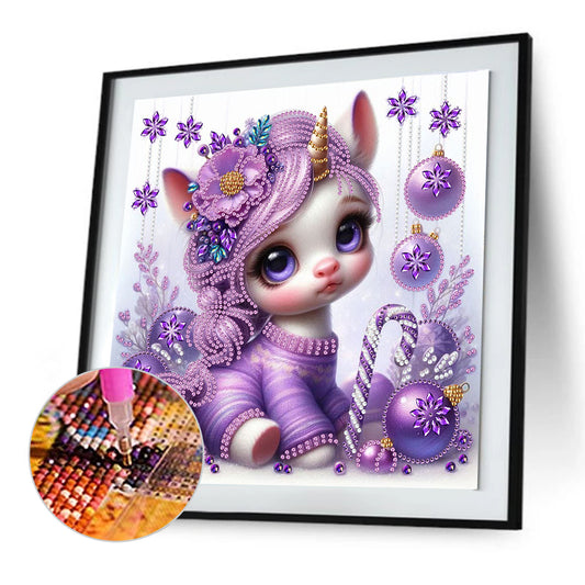 Unicorn - Special Shaped Drill Diamond Painting 30*30CM