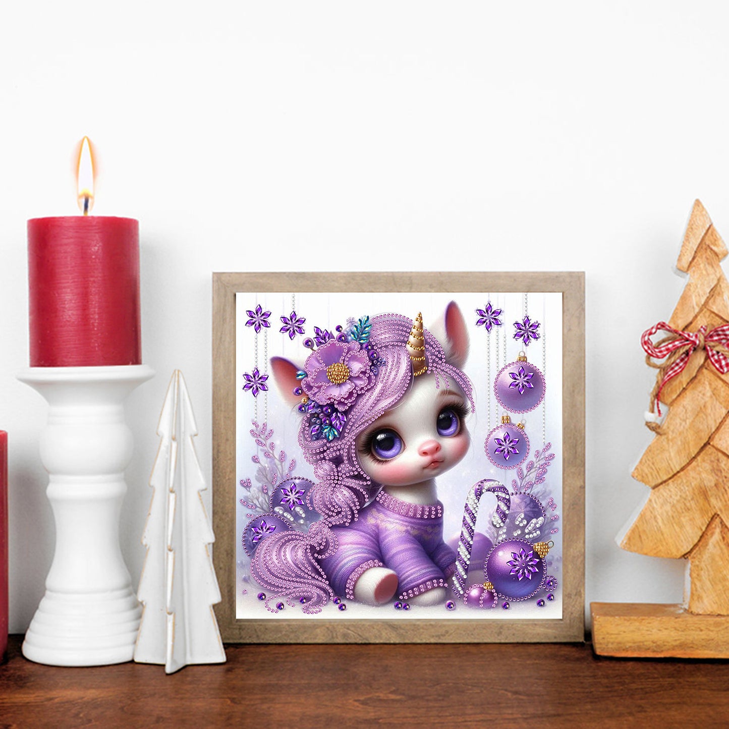 Unicorn - Special Shaped Drill Diamond Painting 30*30CM