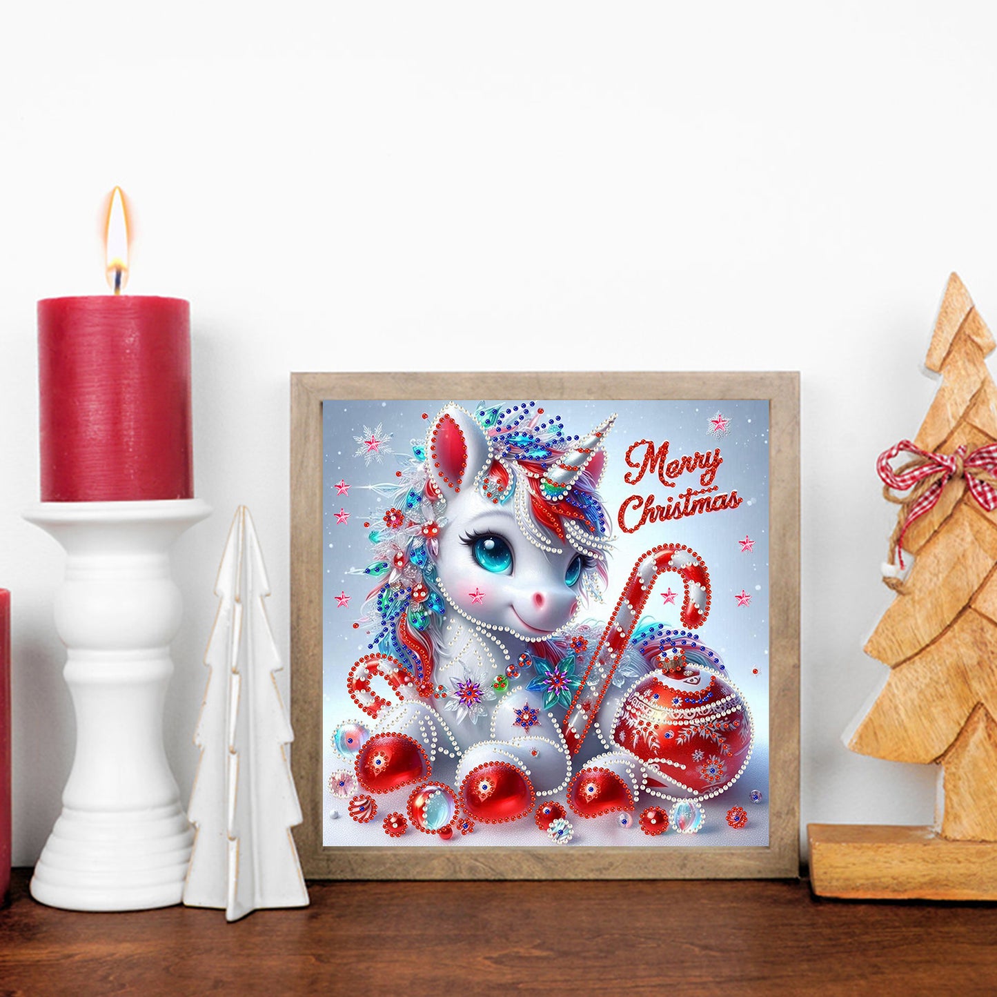 Unicorn - Special Shaped Drill Diamond Painting 30*30CM