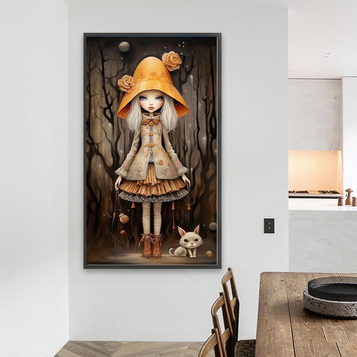 Little Girl - Full Round Drill Diamond Painting 40*70CM