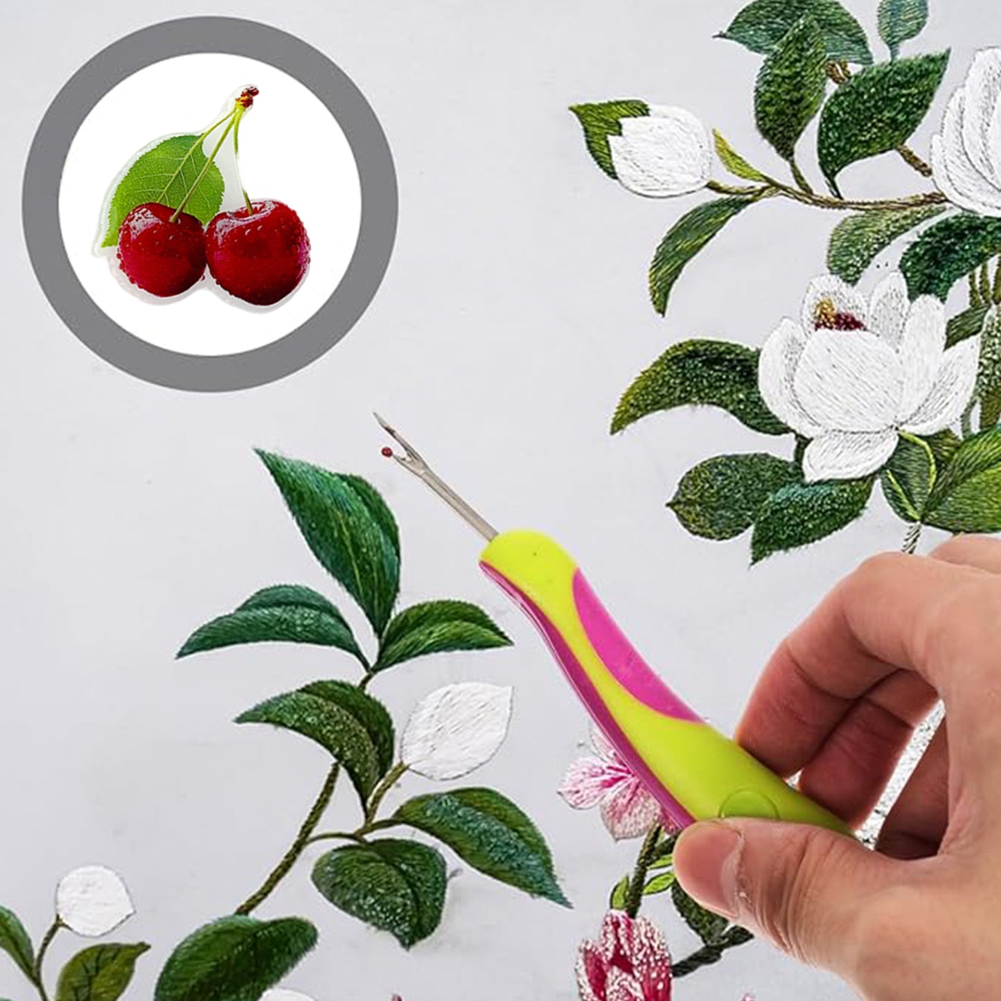 Fruit Magnetic Acrylic Needle Minder for Cross Stitch Embroidery Sewing Needle