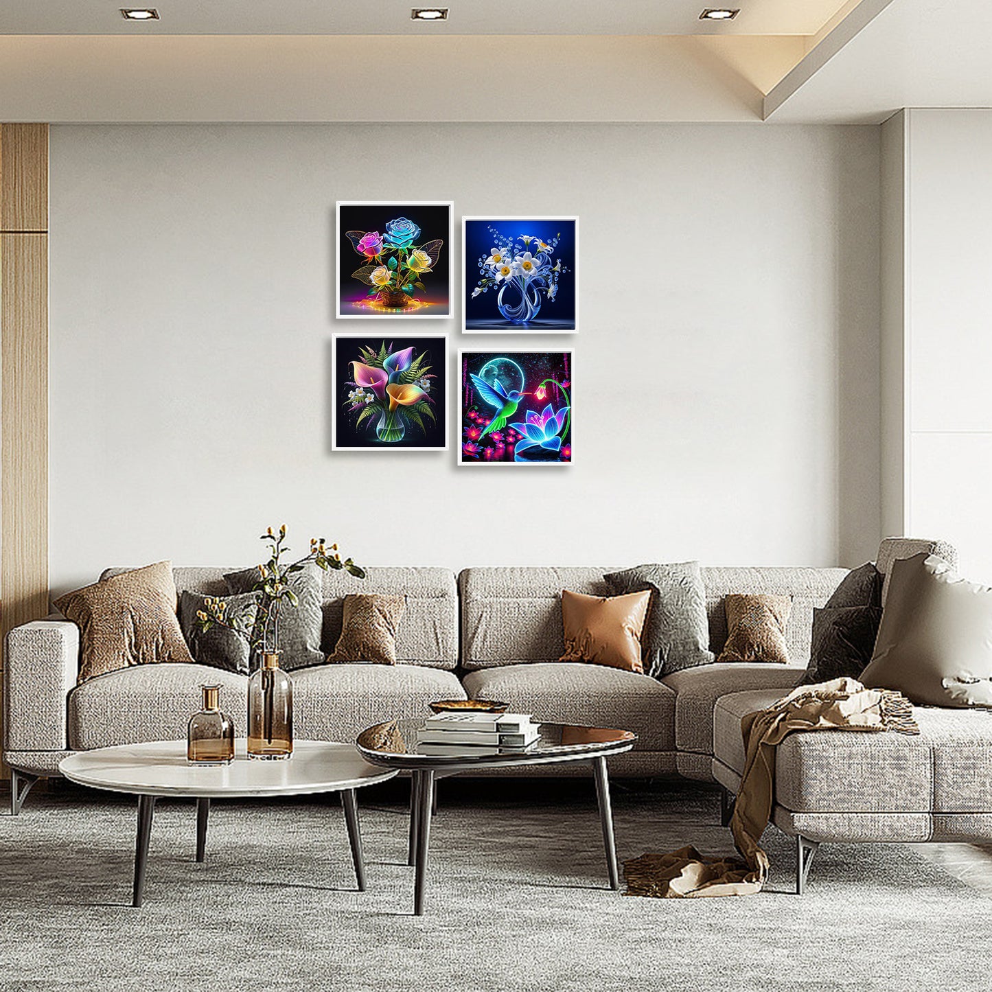 Flowers And Birds - Full Round Drill Diamond Painting 30*30CM